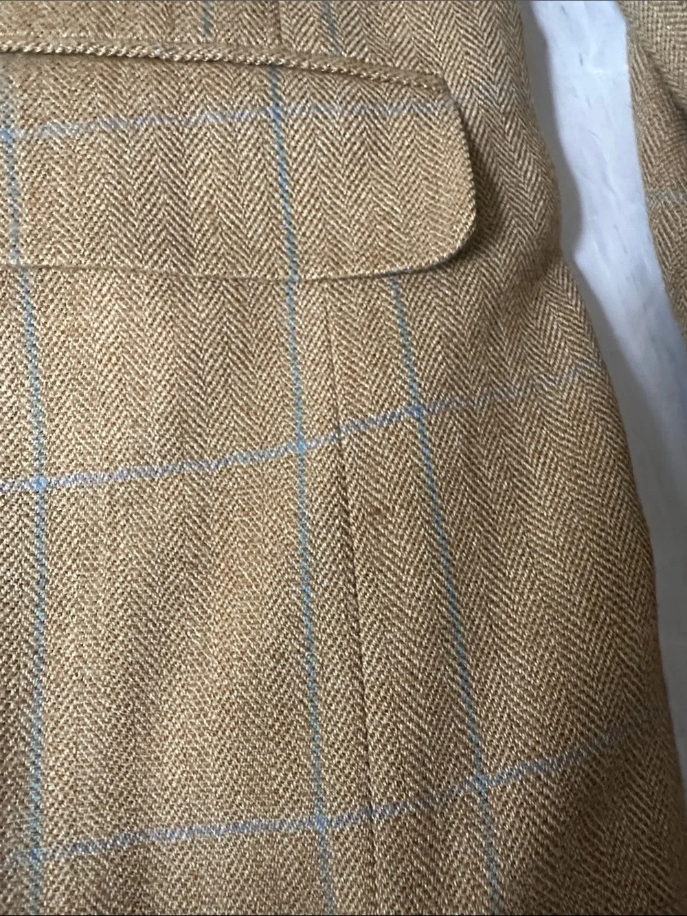 Stumper & Fielding Great Britain Tweed plaid Blazer Blend Sport Coat 40R luxury